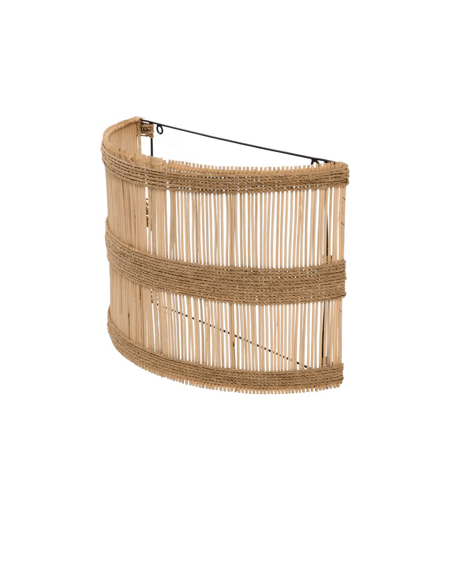 Boho Rotan Wandlamp - Muur - appliqué