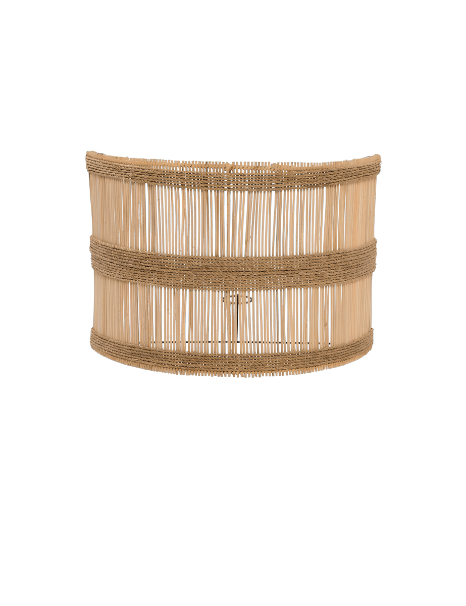 Boho Rotan Wandlamp - Muur - appliqué