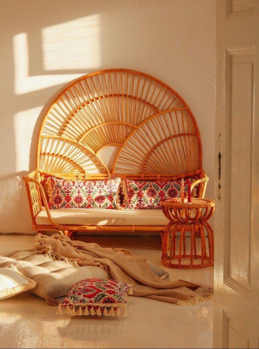 Boho Sierkussen met Bloemenpatroon