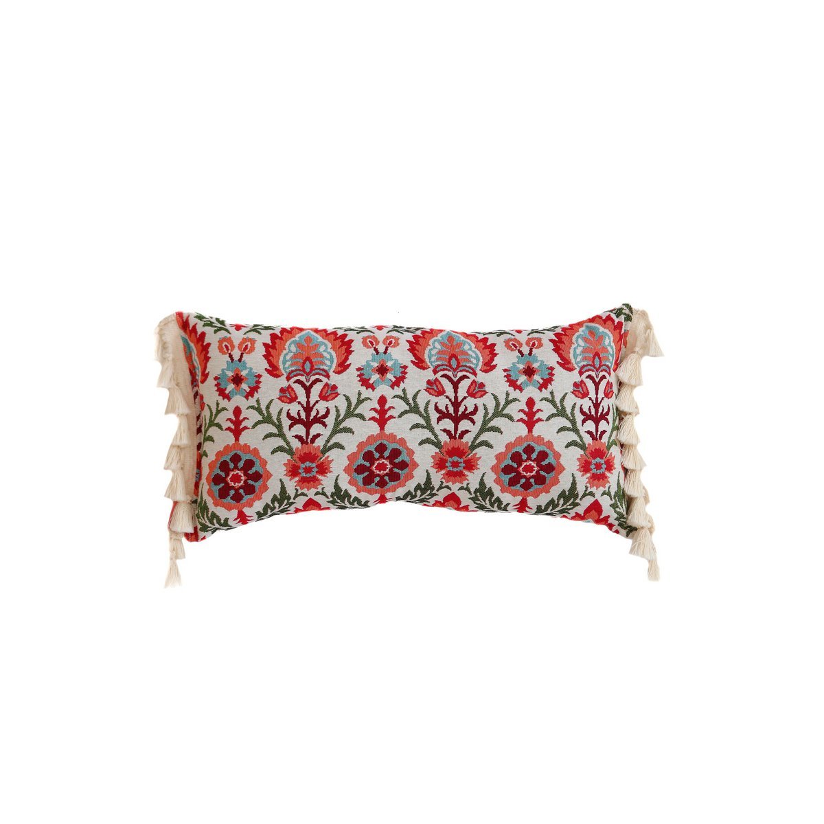 Boho Sierkussen Rechthoekig met Bloemenpatroon
