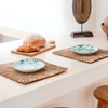 Boho Vierkante Placemat Zeegras