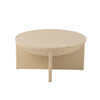 Ronde Witte Salontafel van Mangohout - Ø90cm - Studio Botanika