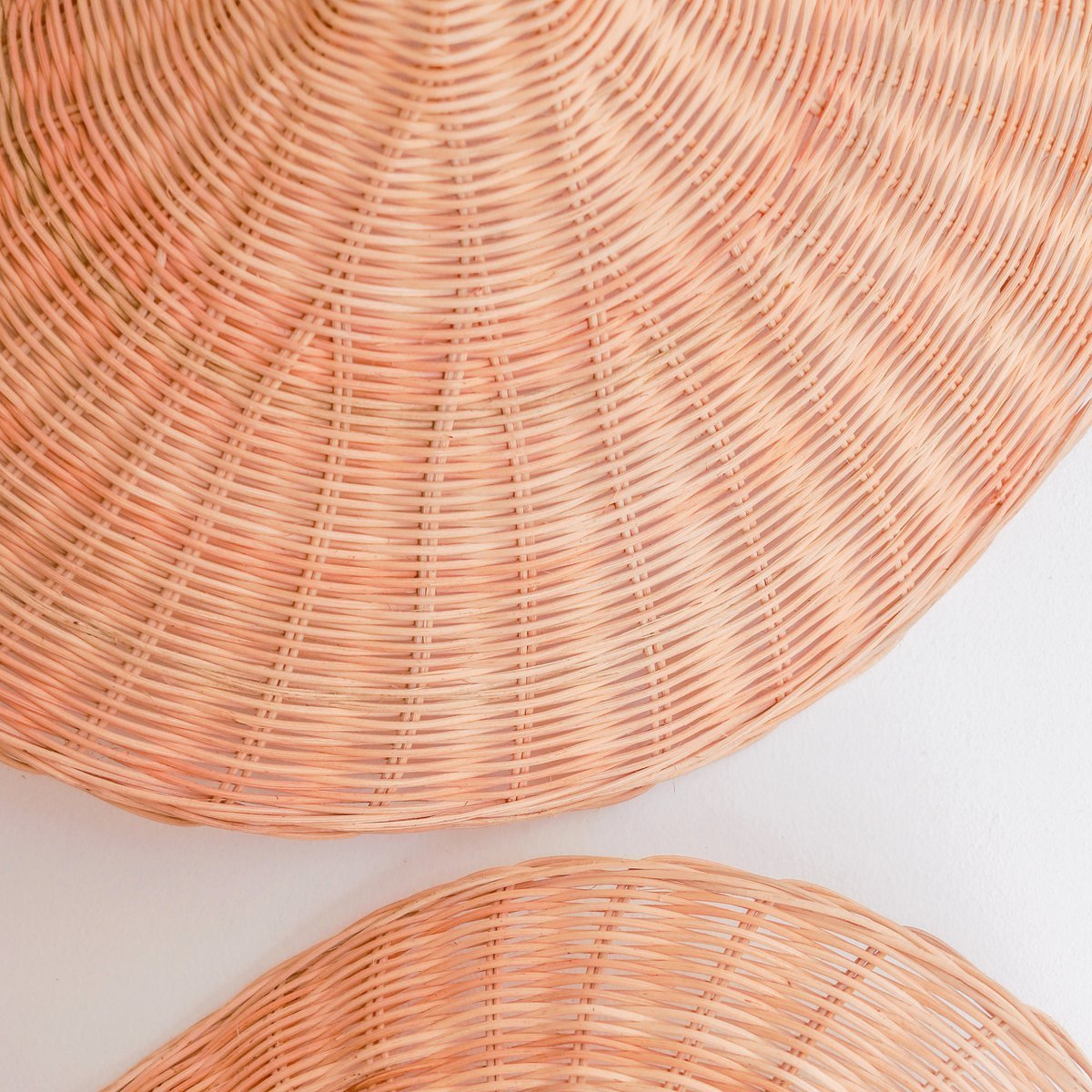 Rotan Hanglamp met Hoedvorm