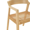 Lichte Houten Eetkamerstoel - Sungkai Hout - Japandi Boho Stijl - Studio Botanika