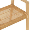 Lichte Houten Eetkamerstoel - Sungkai Hout - Japandi Boho Stijl - Studio Botanika