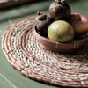 Boho Ronde Placemat van Bananenvezel & Zeegras