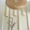 Ovale Rotan Hanglamp 150 cm | Boho Chic Stijl