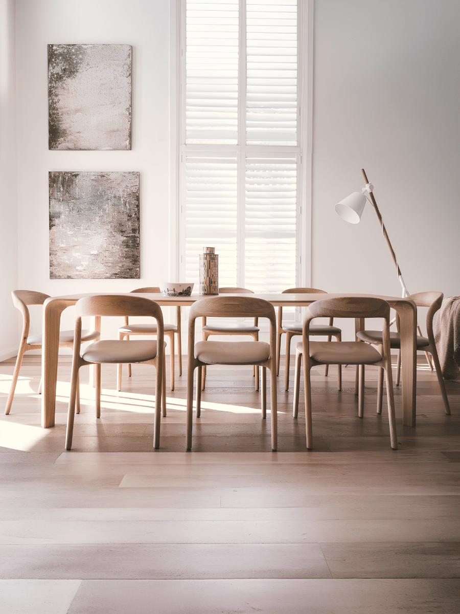 Design Eetkamerstoel van Massief Hout - Neva Light