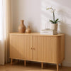 Dressoir in Licht Hout – Boho & Japandi Interieurstijl - 140 cm