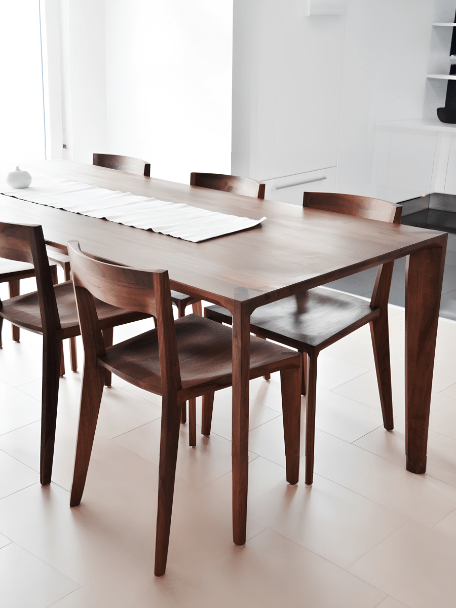 Massief Houten Rechthoekige Eettafel - Hanny
