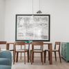 Massief Houten Rechthoekige Eettafel - Hanny