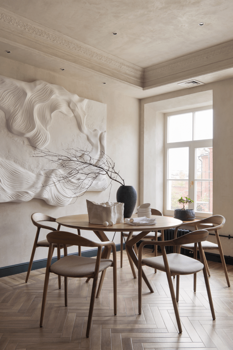 Design Stoel van Massief Hout - Neva - Studio Botanika