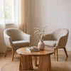 Ronde Salontafel Acaciahout - Ø90 cm - Studio Botanika