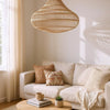 Druppel Rotan Hanglamp – Boho Hanglamp Naturel