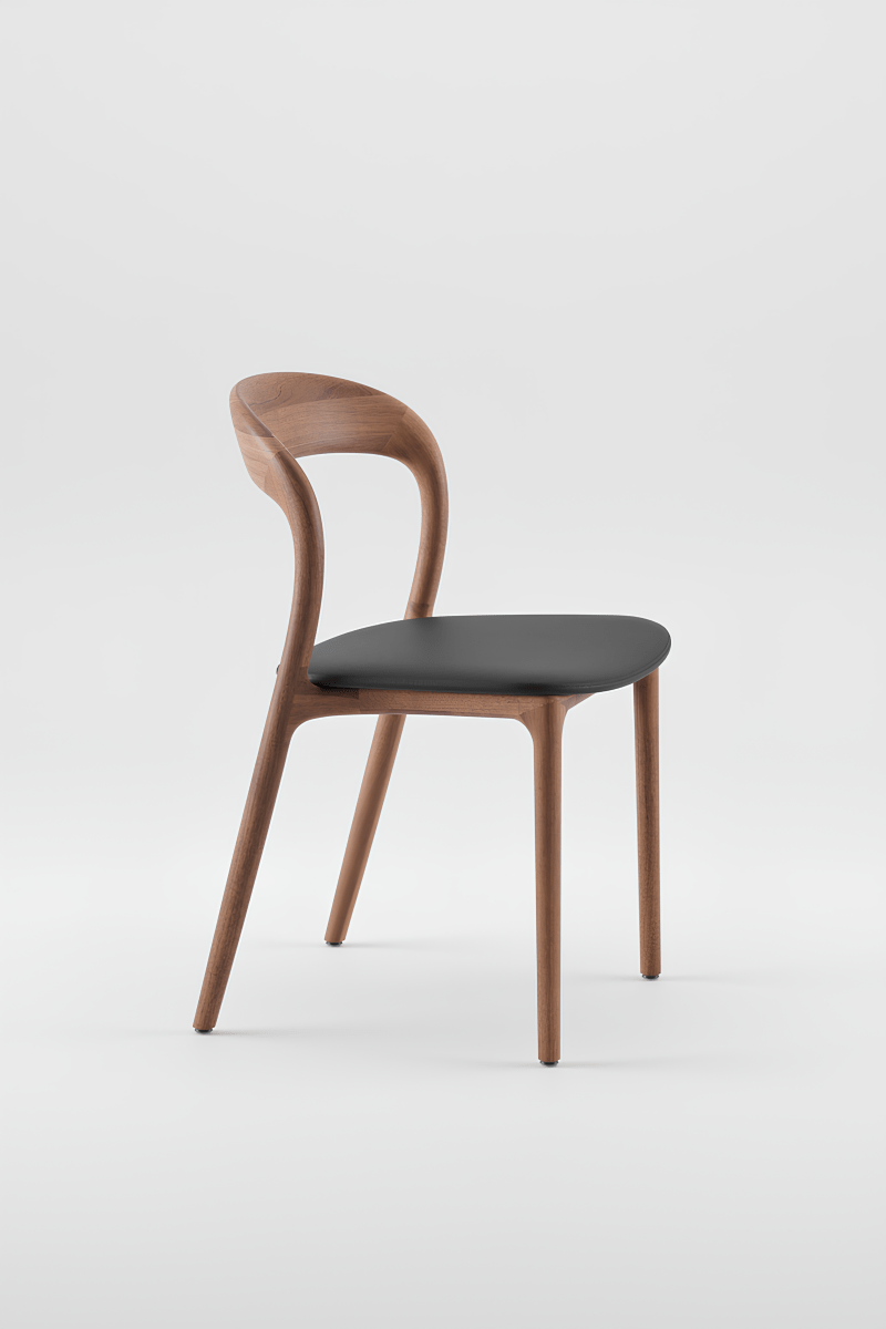 Design Eetkamerstoel van Massief Hout - Neva Light