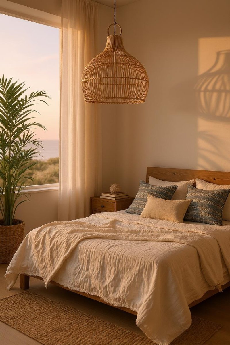 Rotan Hanglamp – Vaasvorm