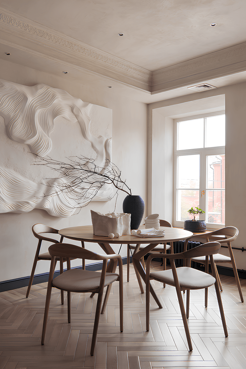Ronde Eettafel van Massief Hout - Lakri