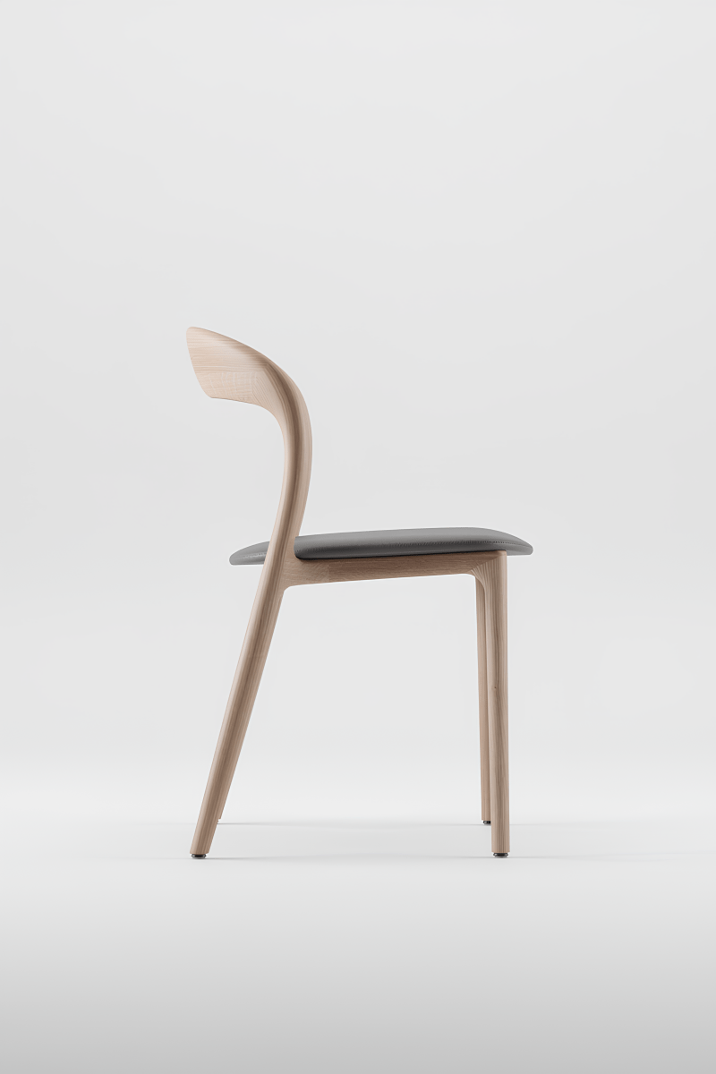 Design Eetkamerstoel van Massief Hout - Neva Light