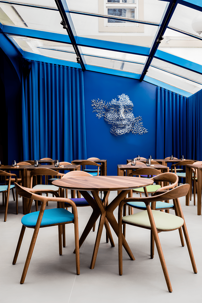 Ronde Eettafel van Massief Hout - Lakri