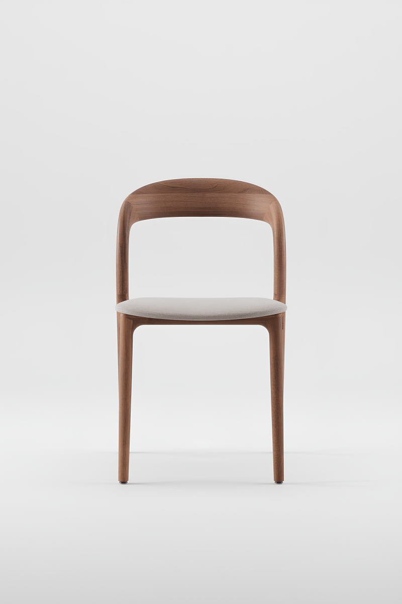 Design Eetkamerstoel van Massief Hout - Neva Light