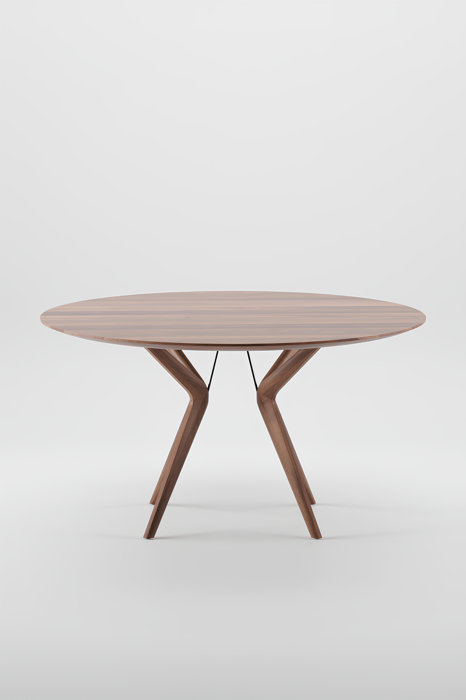 Ronde Eettafel van Massief Hout - Lakri