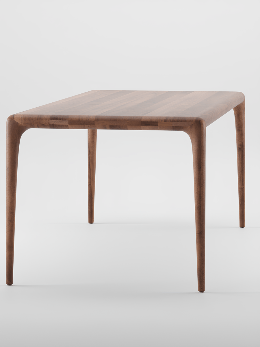 Massief Houten Rechthoekige Eettafel – Latus