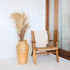 Grote Boho Rotan Vaas Ø30 cm