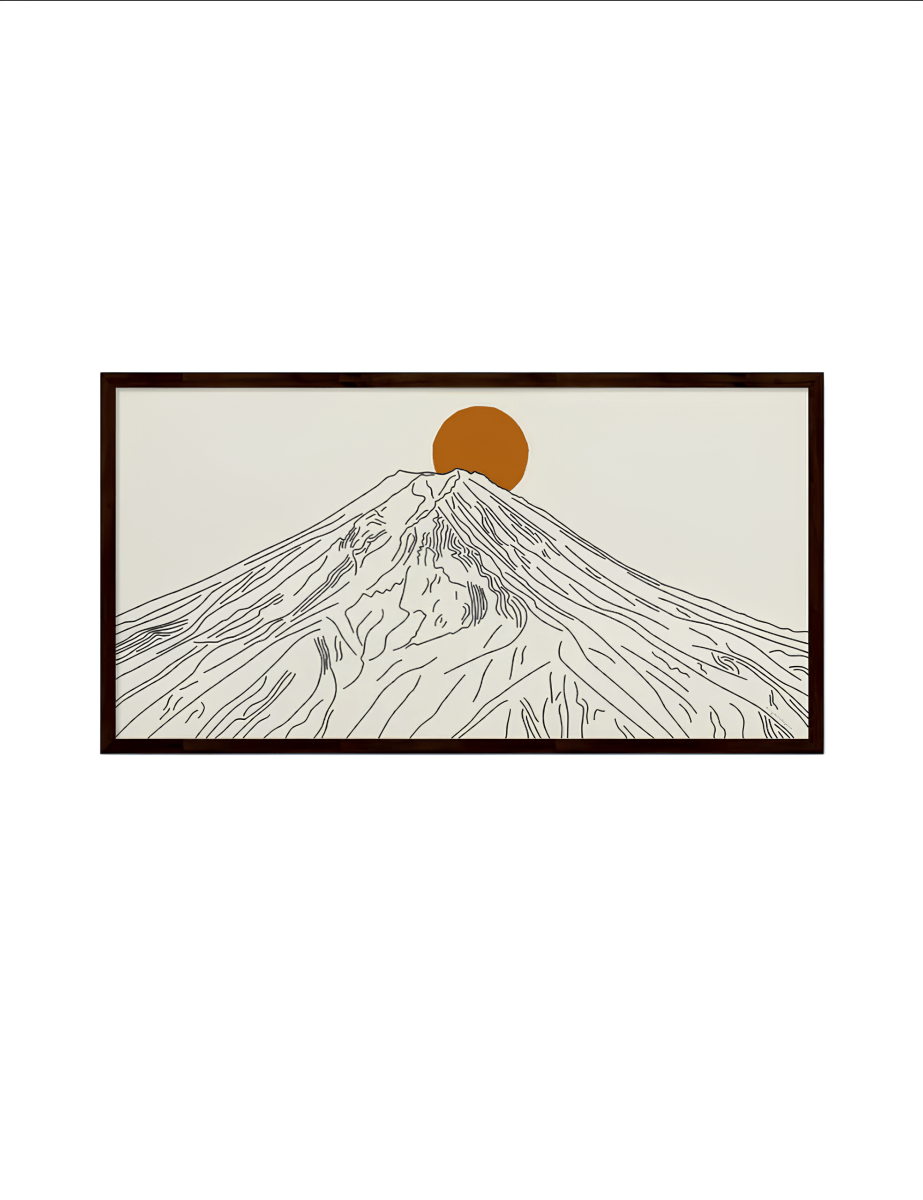 Japandi Poster – Berg Fuji