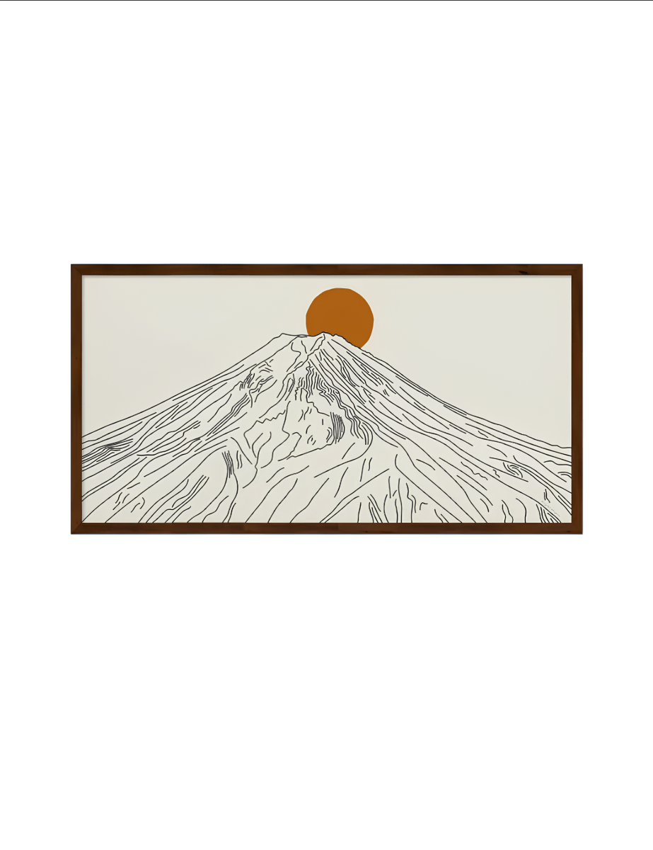 Japandi Poster – Berg Fuji