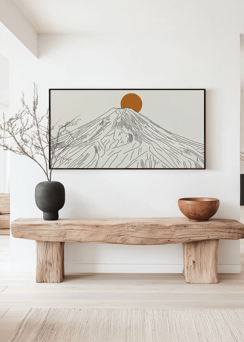Japandi Poster – Berg Fuji