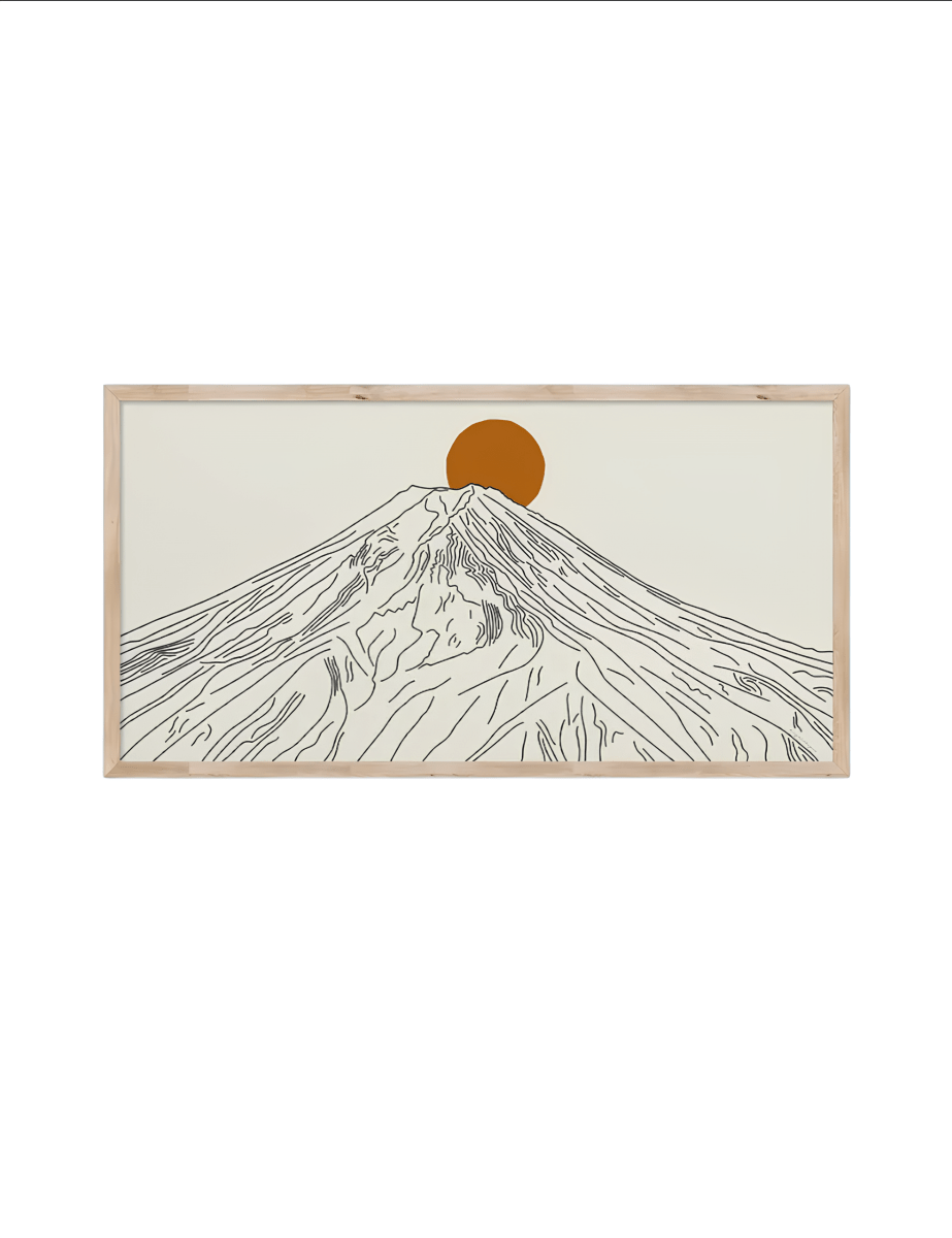Japandi Poster – Berg Fuji