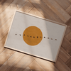 Japandi Poster – Zon & Vogels