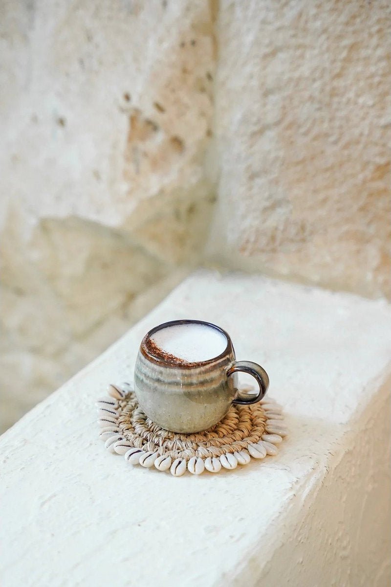 Keramiek Espressomok Steengrijs – Set van 6
