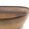 Keramiek Ovale Kom Amber - Set van 4