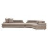 Japandi Bank Taupe Bruin - 6 - zits - Bouclé