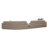 Japandi Bank Taupe Bruin - 6 - zits - Bouclé