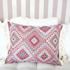 Roze Boho Sierkussen met Franjes